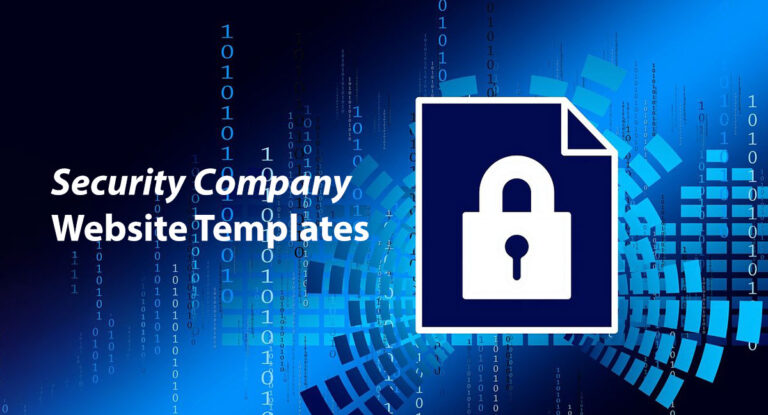 Security Company Website Templates