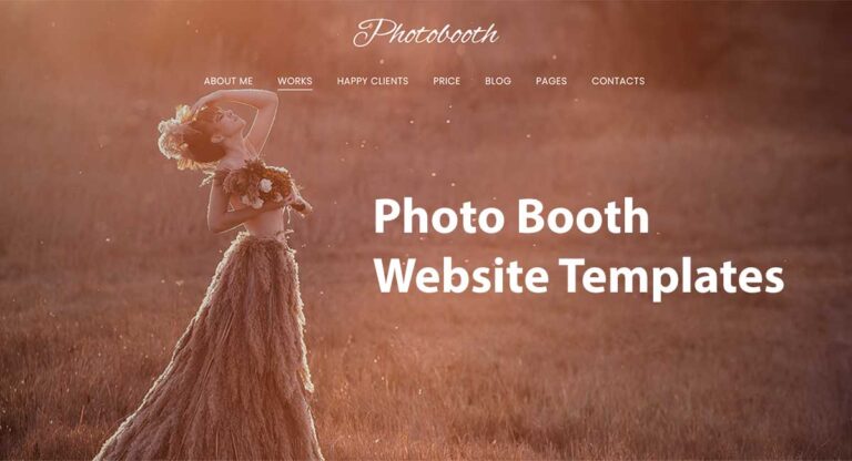 Top 4 Photo Booth Website Templates: Elevate Your Event Business